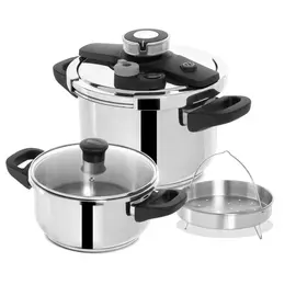 Royal King Pressure Cooker Set – Shpejtësi dhe Siguri në Gatim