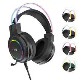 Kufje gaming me mikrofon & drita RGB - I-JMB