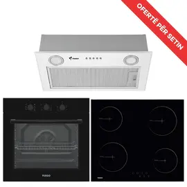 Set Furre dhe Suprine Fuego COFGSMBI1080B / CHFGSM604T + Aspirator Fuego HFGTM52FBIX