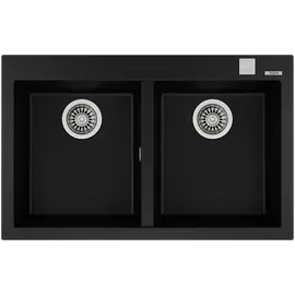 LAVAPJATE GRANITI TEKA FORSQUARE 2B 790 TG Black