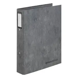 Dosje A4 gri me 2 kapëse metalike rrethore