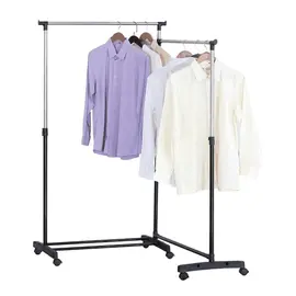 Varëse rrobash metalike me sistem rrëshqitës 155.5x41.5x161 cm