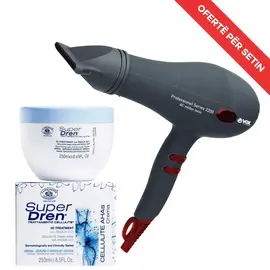 Tharëse Flokësh VOX HT 9920R + Krem kundër celulitit Bottega di LungaVita SuperDren Ahas