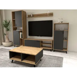 Mobilje AURELIA Set dhome ndenjeje antracit/Atlantik