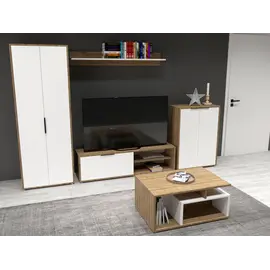 Mobilje CLAUDIA Set dhome ndenjeje Atlantik/i bardhë