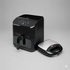 Friteze Airfryer VIVAX DFA-617DB + Toster VIVAX TS-7504BX