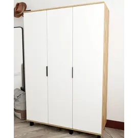 Mobilje AMELIA PLUS Dollap veshjesh i bardhë/Atlantik