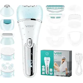 Epilator VGR V-733 6-në-1 Cordless IPX7 Waterproof – Blu