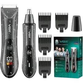 Makine Trupi & Hunde VGR V-934 Profesionale Waterproof IPX7 me Tehe Qeramike dhe USB Rechargeable