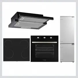 Set Inkaso FELSEN – Furrë 71L FFE MFA 614 BL + Pianurë FPI-6004 MS261 + Aspirator ASFE F5 BL + Frigorifer BINFFE 358 LF