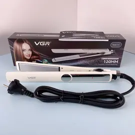 Pjastër Profesionale Flokësh VGR V-518 me Pllaka Qeramike, LED Display dhe Kordon 360° – 40W