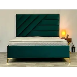 Krevat Arte - Ngjyre jeshile, Madhësia: 160x190