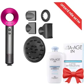 Set Tharëse Flokësh MD026 1500W Motor Brushless Teknologji Jonike + Qumësht Pastrues Bottega di LungaVita Vita-Age Dhuratë