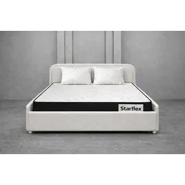 Krevat Pure – Ngjyre e bardhë e ngrohtë / Dyshek Starflex 19x160x190 cm + 2 Jastëk Komfort 40x60 cm