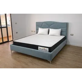Krevat Santa - Ngjyrë blu e hapur / Dyshek Starflex 19x160x190 cm + 2 Jastëk Komfort 40x60 cm
