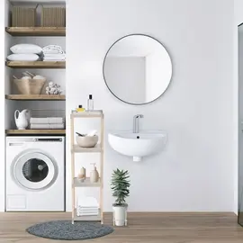 Raft druri (MDF) me 4 kate plastike 25x26x100cm