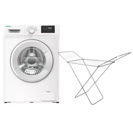 Set Lavatrice HOOBART WMHBTC61033W 6KG 1000rpm A+++ + Nderëse për Rroba Metalike 180x54x80 cm