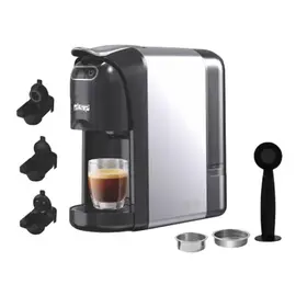 Ekspres Kafeje me Kapsula DSP KA3118 1450W – Për Kafe Perfekte me Nespresso, Dolce Gusto dhe Pluhur