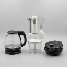 Set VIVAX Blender Dore HBS-400WG + Ibrik Elektrik WH-100G + Waffle Maker WM-1200 TB