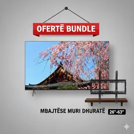 TV 55" FUEGO 55ELU720GTV LED 4K Ultra HD Smart Google TV Frameless + Mbajtese Murale Dhurate SF26-63