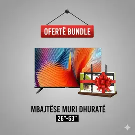 TV 50″ DELUX 50HM74T2 LED 4K UHD Smart Android + Mbajtese Murale Dhurate SF26-63