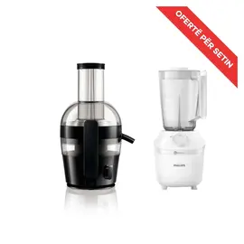 Set Shtrydhese Philips HR1855/70 800W + Blender Philips HR2041/17 1.9L 450W