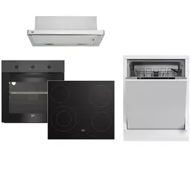 Set Furre + Suprine Beko BBSE11120BD 71L  + Lavastovilje Incaso 60cm Beko DIN34330 + Aspirator 60cm Beko CTB6407X