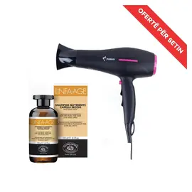 THARESE FLOKESH FUEGO BY-536 + Bottega di LungaVita Linfa Age Nourishing Shampo për flokë të thatë