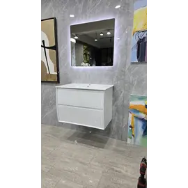 Mobilje Banjo PVC 80cm Kodi 4009 + Lavaman 80cm 4003 + Pasqyre LED 80x70cm 3609B