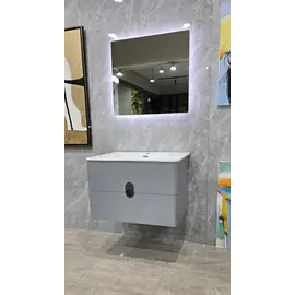 Mobilje Banjo PVC 80cm Kodi 4010 + Lavaman 80cm 4010 + Pasqyre LED 80x70cm 3609B