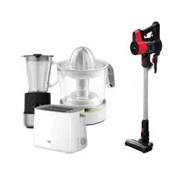 Seti Beko: Blender TBN 81808 BX 800W + Shtrydhëse CJB5103W  40W + Thekëse Buke TAM 4220 W + Fshesë Vertikale VRT 50121 VR Dhuratë