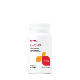 GNC CoQ-10 100 mg 60 kapsula suplement për shëndetin e zemrës dhe energjinë qelizore