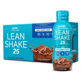 GNC Lean Shake 25 RTD Swiss Chocolate protein shake meal replacement