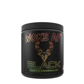 WOKE AF Black Island Fusion pre-workout për energji, fokus dhe pompë muskulore