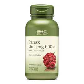 Panax Ginseng 600 mg për energji dhe vitalitet natyral