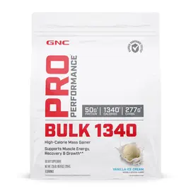 GNC Pro Performance Bulk 1340 Vanilla proteinë për shtim mase muskulore
