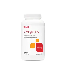 L-Arginine 1000 mg për qarkullim të gjakut dhe oksid nitrik 90 kapsula