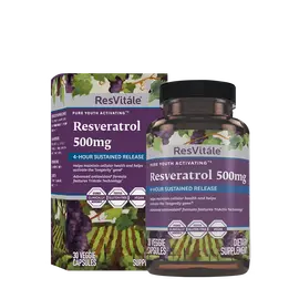 Resveratrol 500 mg suplement antioksidant për mbrojtje qelizore