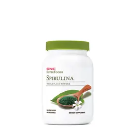 Spirulina 500 mg kapsula suplement natyral me proteina dhe aminoacide