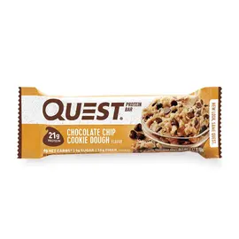 Quest Bar Chocolate Chip Cookie Dough protein bar me 21g proteinë