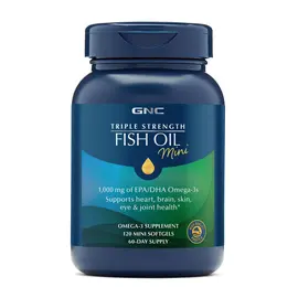 Triple Strength Fish Oil Mini Omega-3 për zemër, tru dhe nyje – 120 softgels