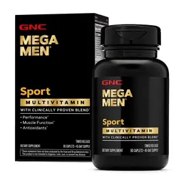 GNC Mega Men Sport Multivitamin për energji dhe performancë sportive
