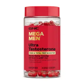 GNC Mega Men Ultra Testosterone për energji, muskuj dhe testosteron