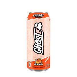 Ghost Energy Peach pije energjike pa sheqer me 200mg kafeinë