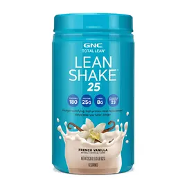 GNC Lean Shake 25 Vanilla meal replacement 25g proteinë për humbje peshe