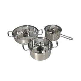 Set Tenxheresh 3 Copë Diametër 16 cm 18 cm 24 cm Stainless Steel