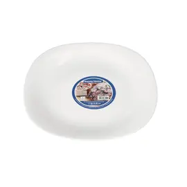 Pjatë 26.5x26.5x2 cm Bardhë Qelq Opal