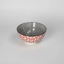 Tas i Vogël Sallate 15.5 cm Bardhë-Zezë Porcelan