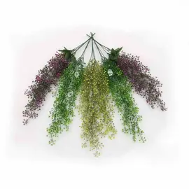 Bimë Artificiale Varëse me Gjethe Jeshile dhe Lule me Ngjyrë