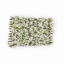 Bar Artificial Plastik Gardh 1.2 m me Lule Pranvere të Bardha